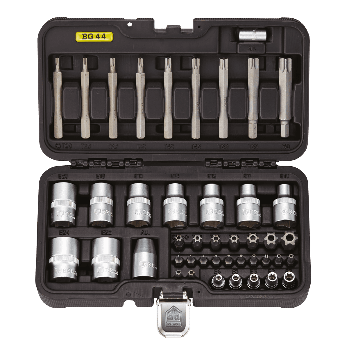 НАБОР TORX 44 ПРЕДМЕТА BERGER «КИЛЬ» BG044-1214
