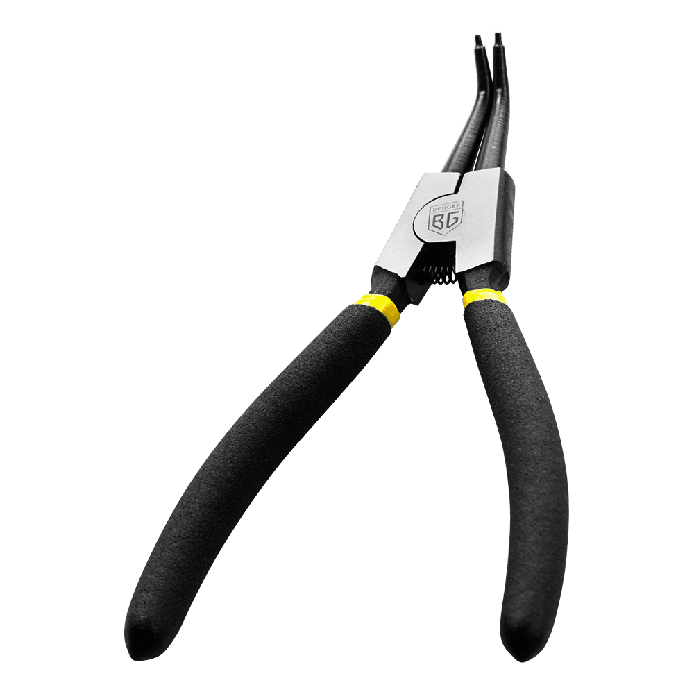 СЪЕМНИК ЗАГНУТЫЙ ДЛЯ ВНЕШНИХ СТОПОРНЫХ КОЛЕЦ (РАЗЖИМАНИЕ) 180мм BERGER BG1227