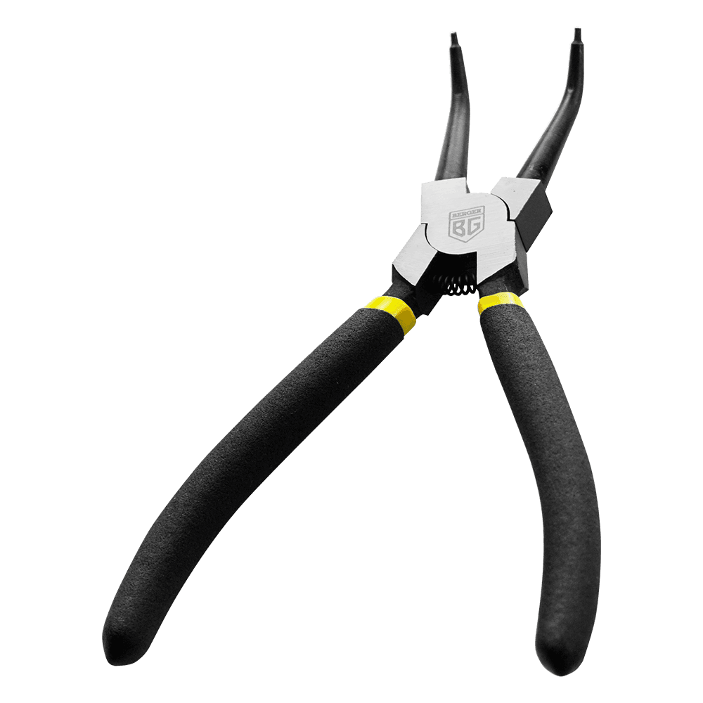 СЪЕМНИК ЗАГНУТЫЙ ДЛЯ ВНУТРЕННИХ СТОПОРНЫХ КОЛЕЦ (СЖИМАНИЕ) 180мм BERGER BG1229