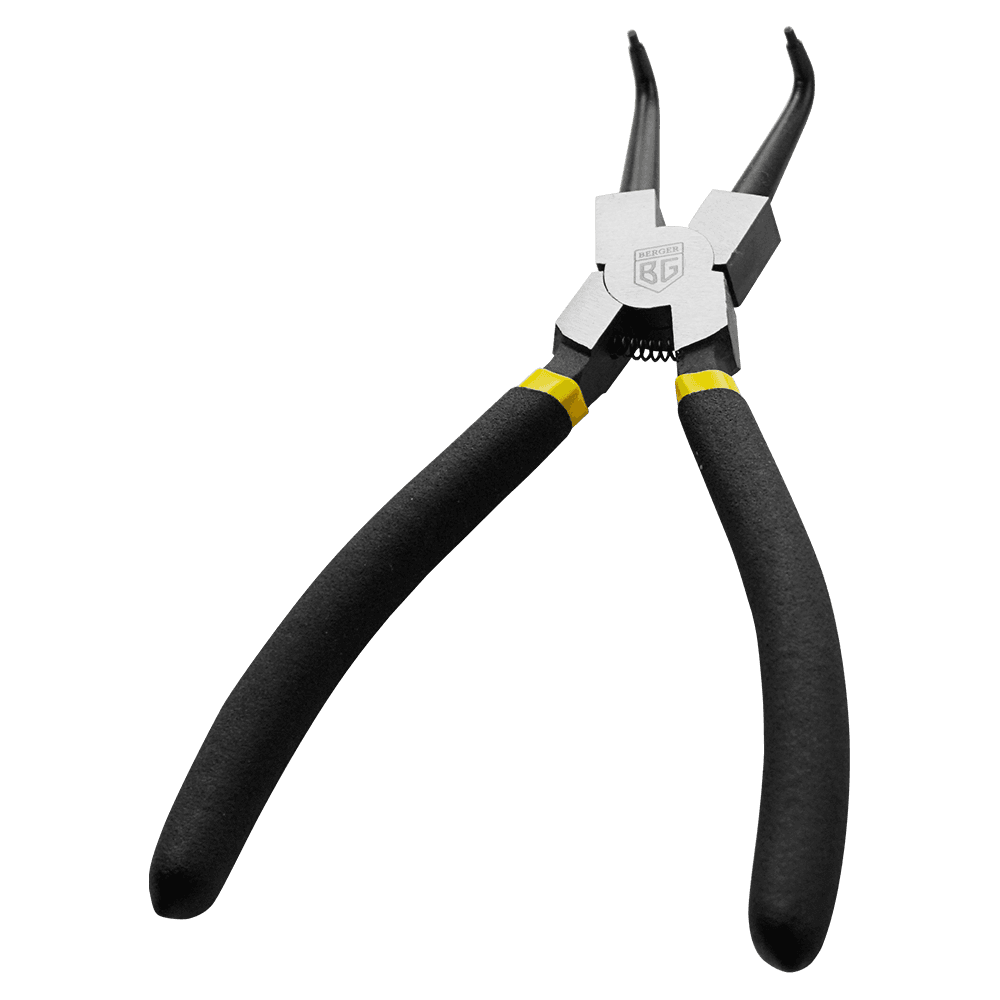 СЪЕМНИК ЗАГНУТЫЙ ДЛЯ ВНУТРЕННИХ СТОПОРНЫХ КОЛЕЦ (СЖИМАНИЕ) 230мм BERGER BG1230