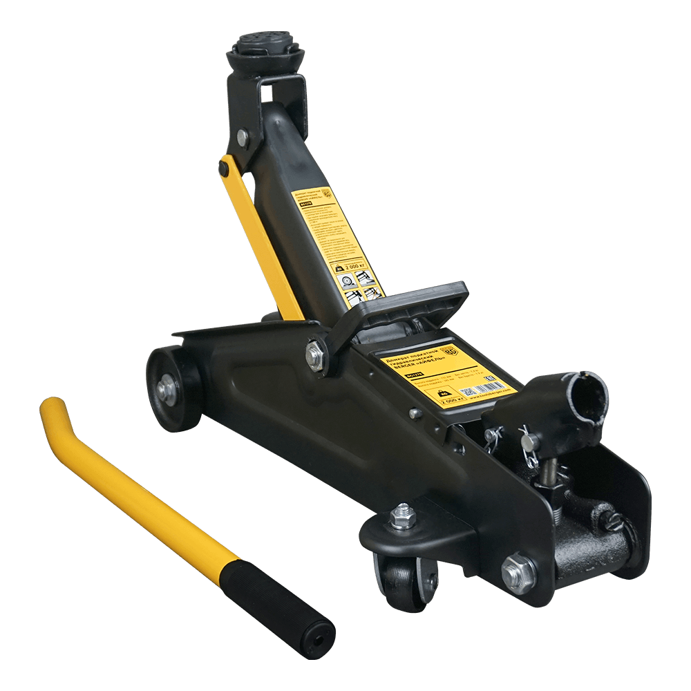 ДОМКРАТ ПОДКАТНОЙ ГИДРАВЛИЧЕСКИЙ 2 ТОННЫ «АЙФЕЛЬ» (130-330мм) В СУМКЕ BERGER BG1278