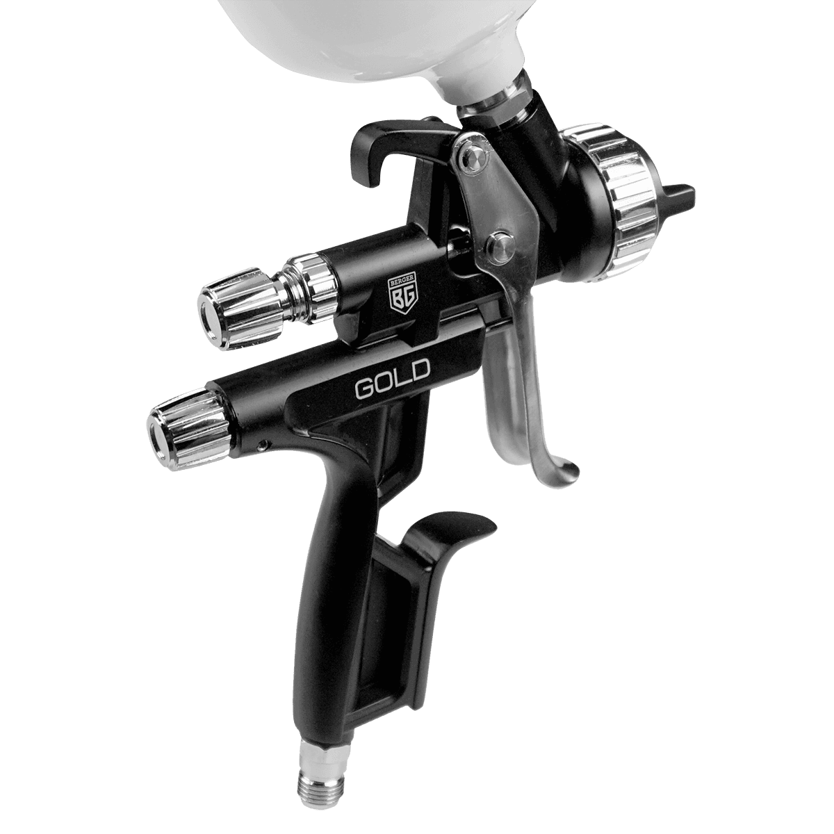 КРАСКОПУЛЬТ ПНЕВМАТИЧЕСКИЙ «ГОЛЬД» LVMP 1.3мм ВЕРХНИЙ БАЧОК BERGER BG1390