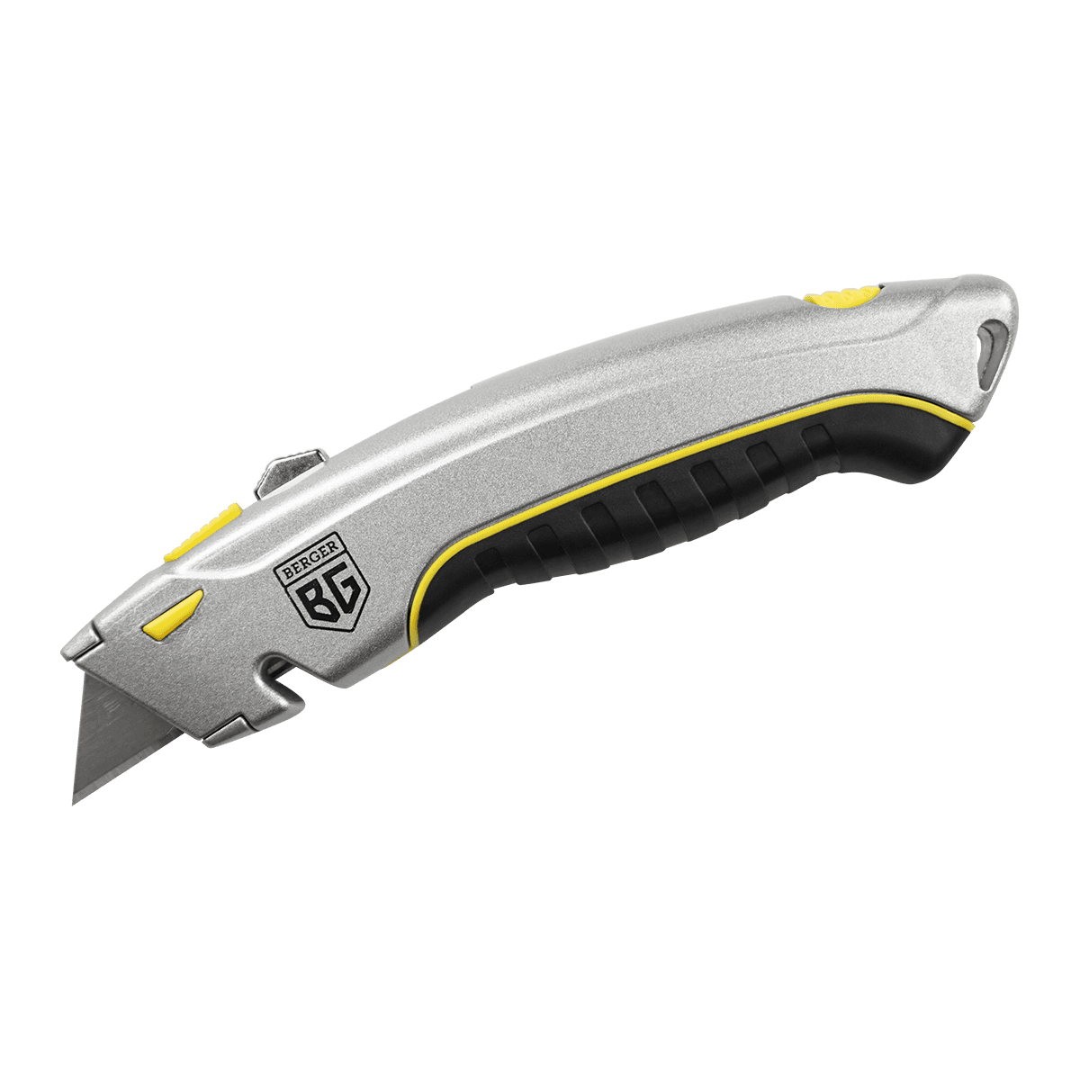 НОЖ МЕТАЛЛИЧЕСКИЙ + 4 ТРАПЕЦИЕВИДНЫХ ЛЕЗВИЯ 19мм BERGER BG1350