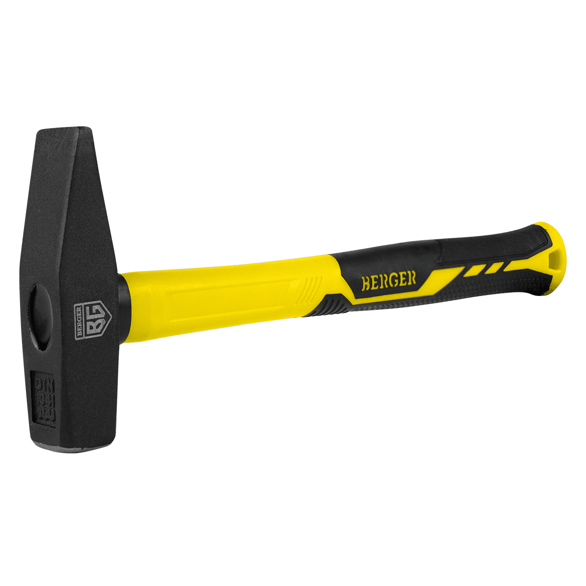 МОЛОТОК СЛЕСАРНЫЙ КОВАНЫЙ 300 ГРАММ С ФИБЕРГЛАССОВОЙ РУКОЯТКОЙ BERGER BG1513
