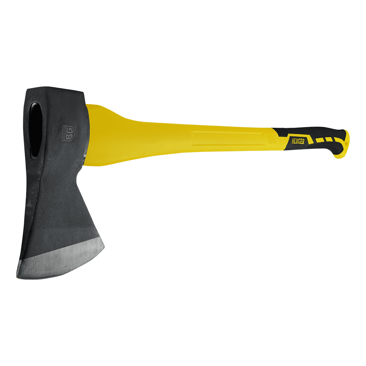 ТОПОР УНИВЕРСАЛЬНЫЙ КОВАНЫЙ 1600 ГРАММ С ФИБЕРГЛАССОВОЙ РУКОЯТКОЙ 915 мм BERGER BG1523