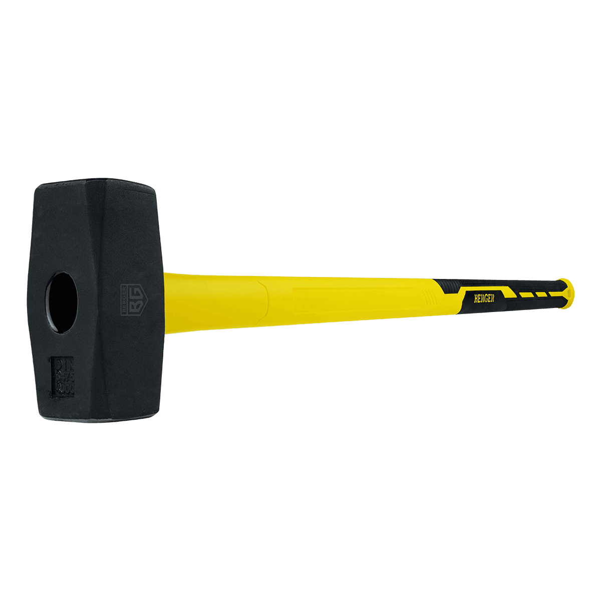 КУВАЛДА КОВАНАЯ 4000 ГРАММ С ФИБЕРГЛАССОВОЙ РУКОЯТКОЙ 880 мм BERGER BG1520