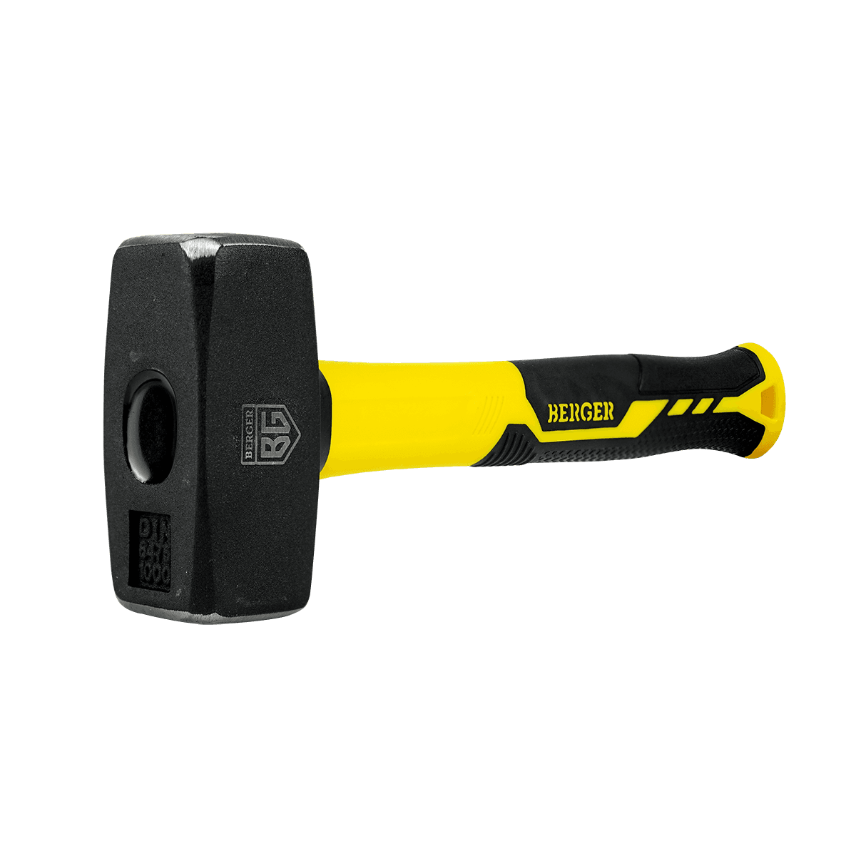 КУВАЛДА КОВАНАЯ 1000 ГРАММ С ФИБЕРГЛАССОВОЙ РУКОЯТКОЙ BERGER BG1516