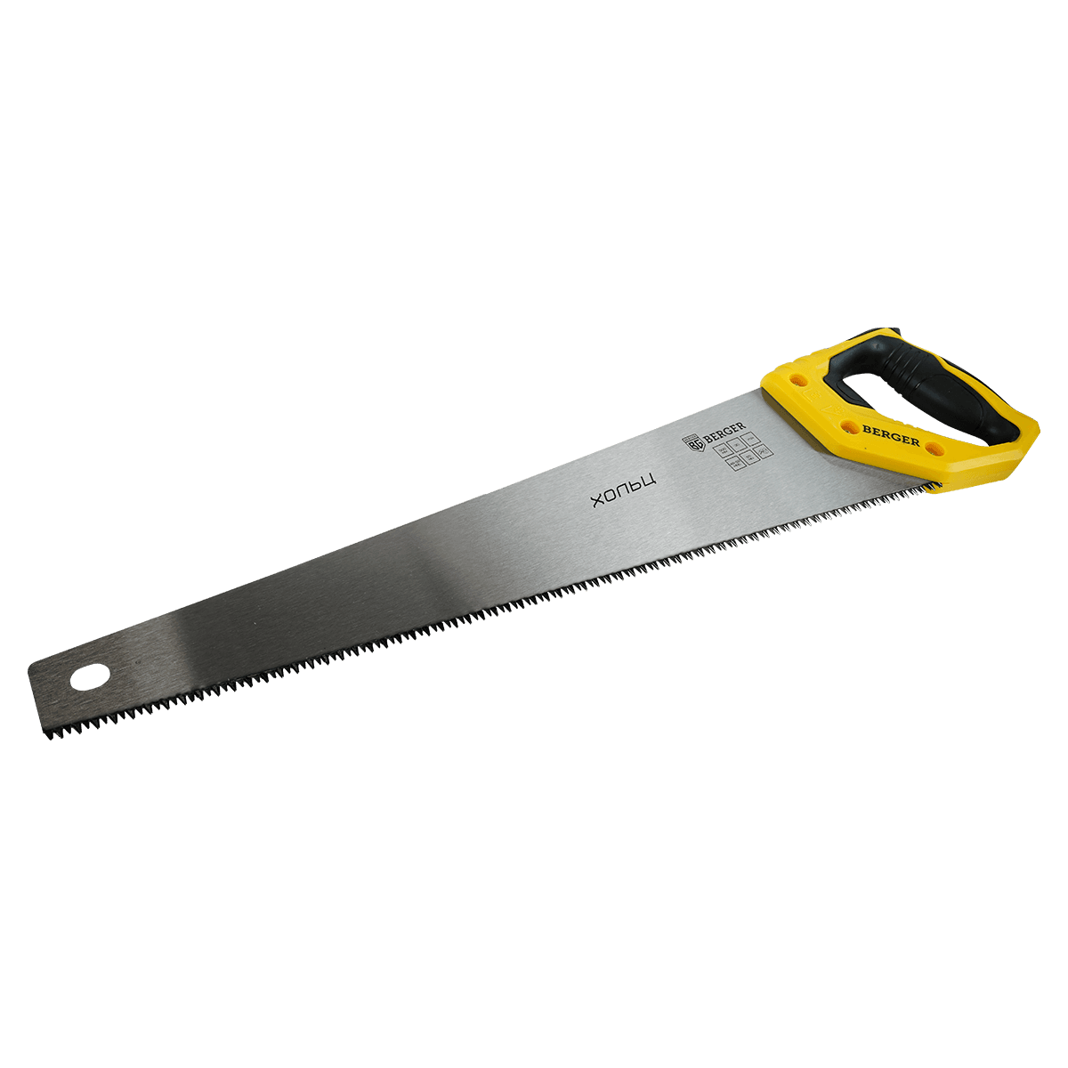 НОЖОВКА ПО ДЕРЕВУ 500 мм, 3D ЗАТОЧКА, 7TPI BERGER BG1843