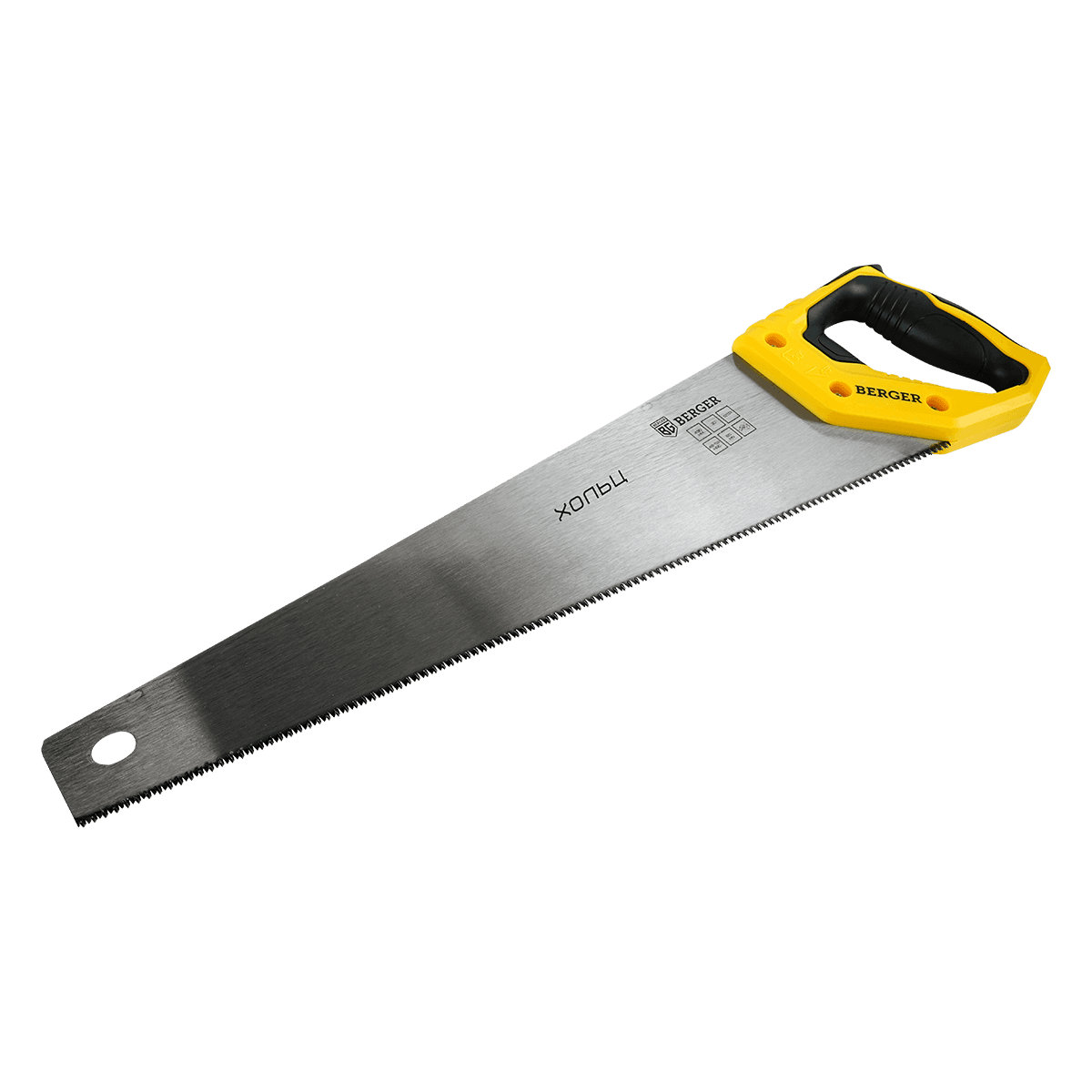 НОЖОВКА ПО ДЕРЕВУ 450 мм, 3D ЗАТОЧКА, 12TPI BERGER BG1844