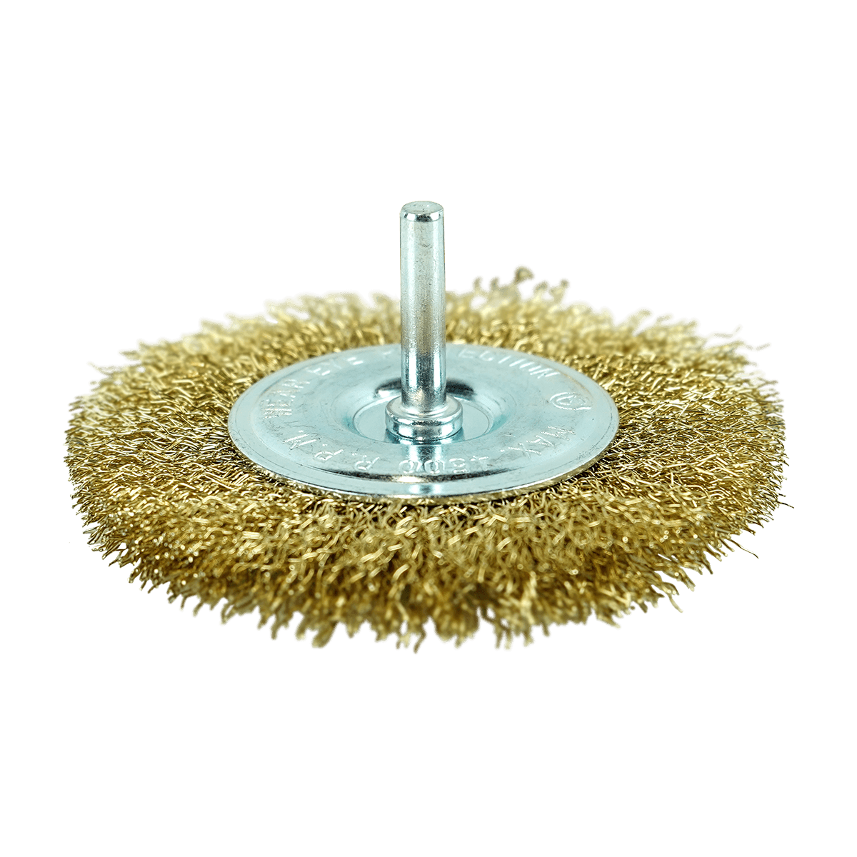 КОРДЩЁТКА ДИСКОВАЯ 100 мм ДЛЯ ДРЕЛИ (латунированная сталь 0.3 мм) BERGER BG1731