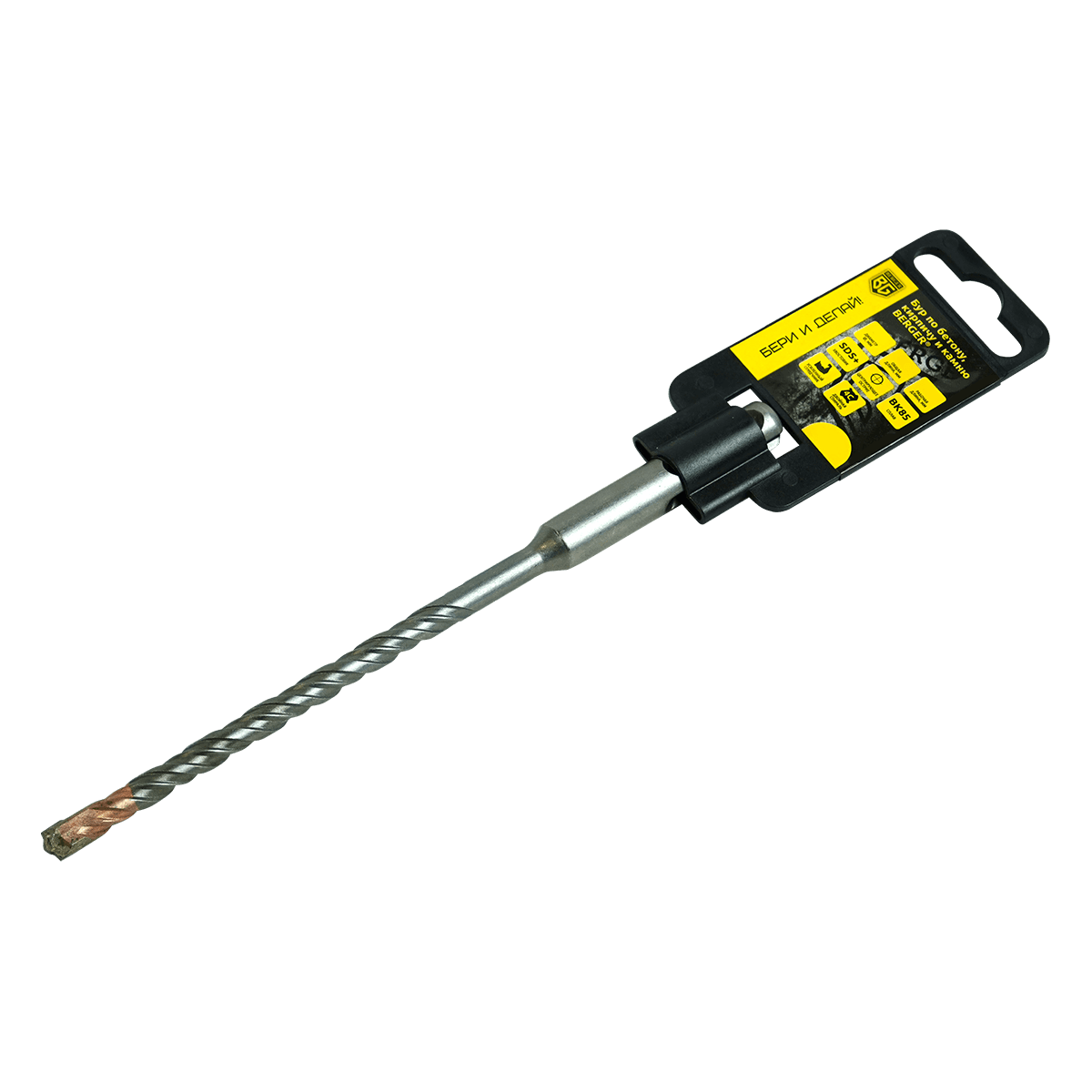БУР ПО БЕТОНУ И КИРПИЧУ SDS+ 10.0-110-60 мм BERGER BG1855