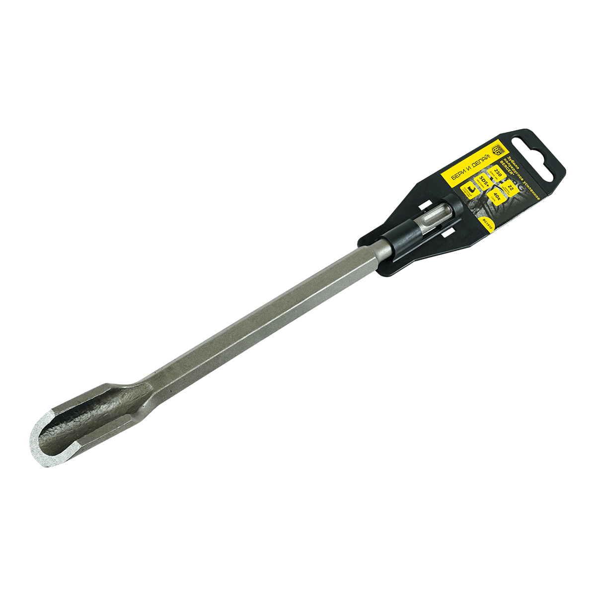 ЗУБИЛО ПОЛУКРУГЛОЕ УСИЛЕННОЕ SDS+ 22-250 мм BERGER BG1910