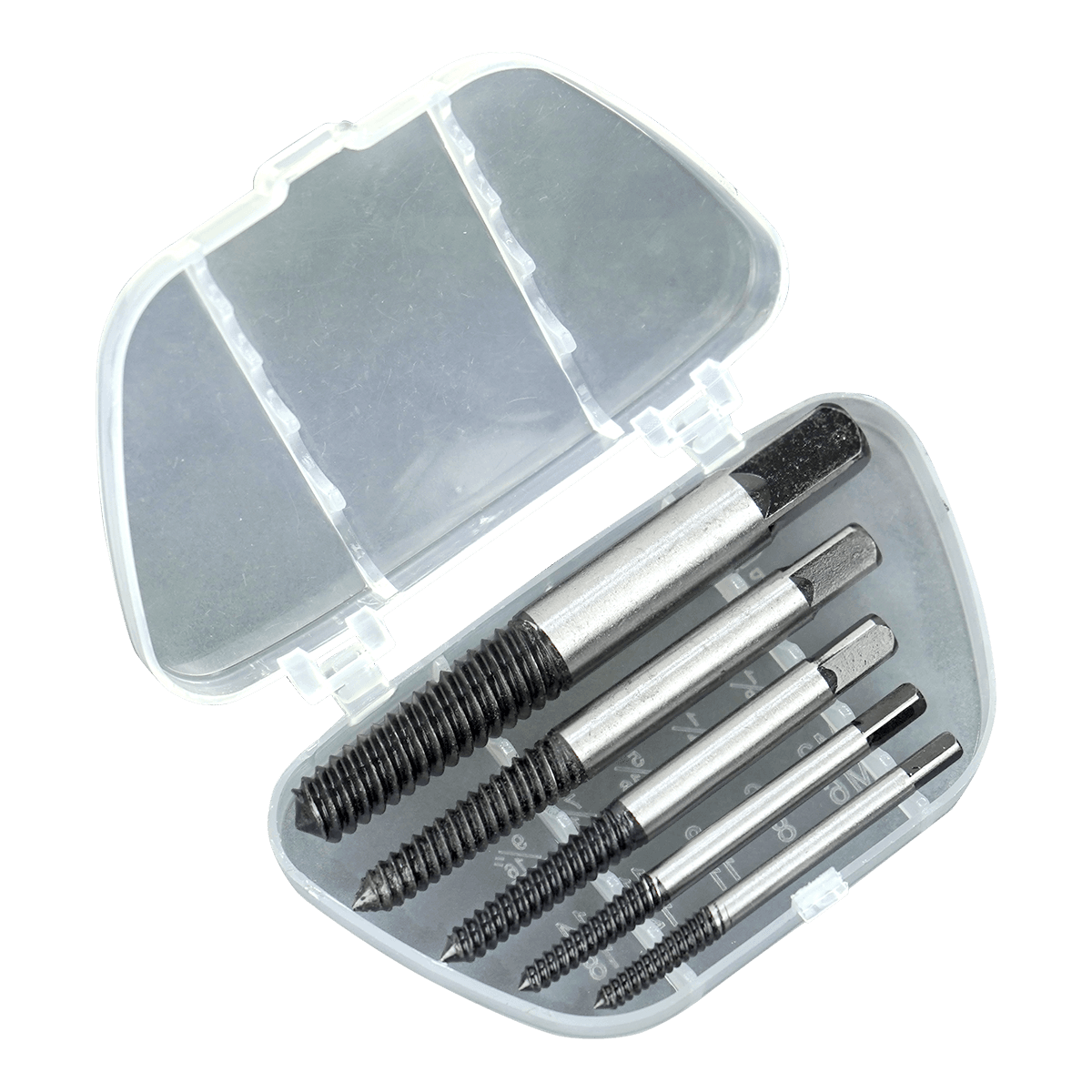 НАБОР ЭКСТРАКТОРОВ ПОВРЕЖДЁННОГО КРЕПЕЖА 5 ПРЕДМЕТОВ BERGER BG4009