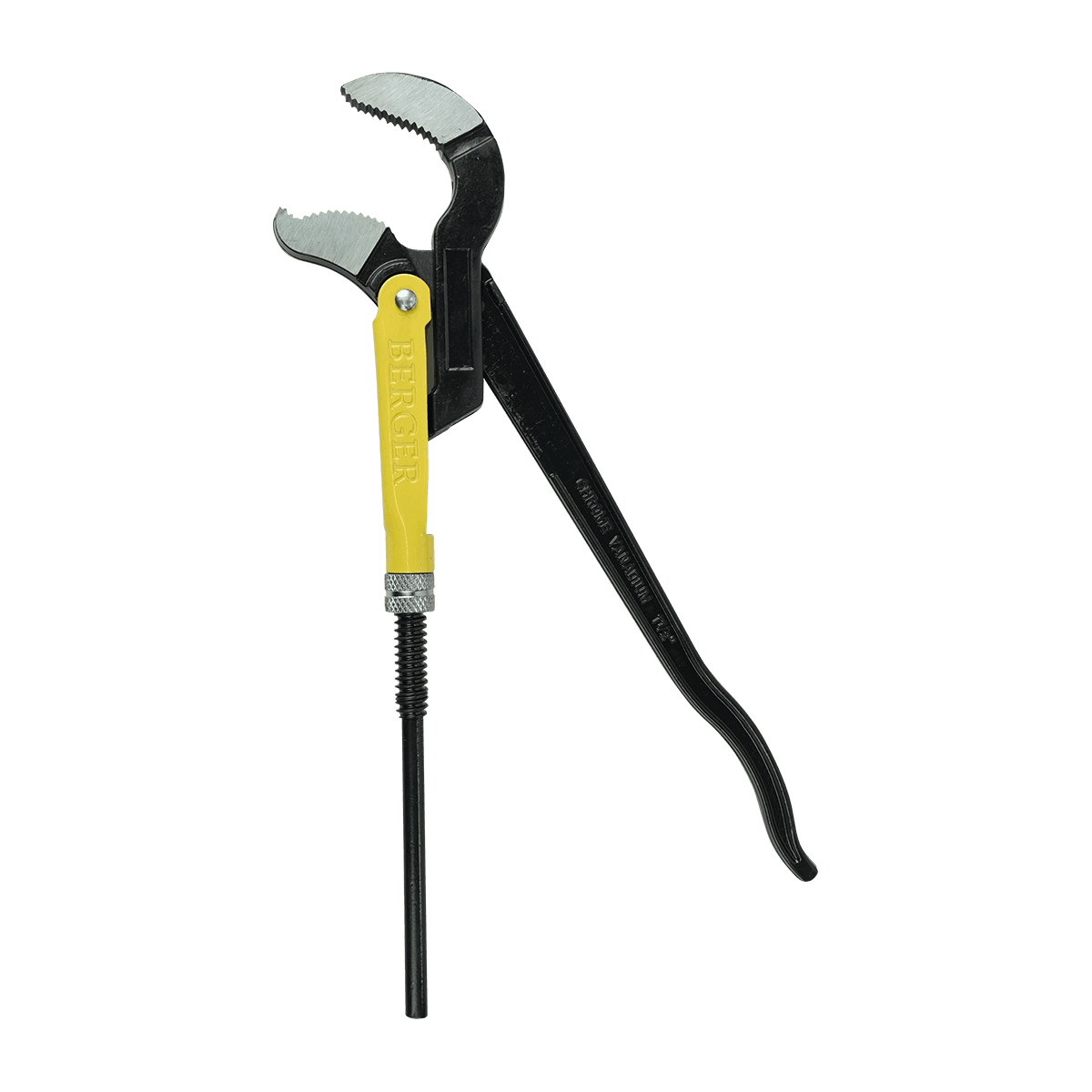 КЛЮЧ ТРУБНЫЙ РЫЧАЖНЫЙ №2, тип S (изогнутые губки), 1,5" BERGER BG4007