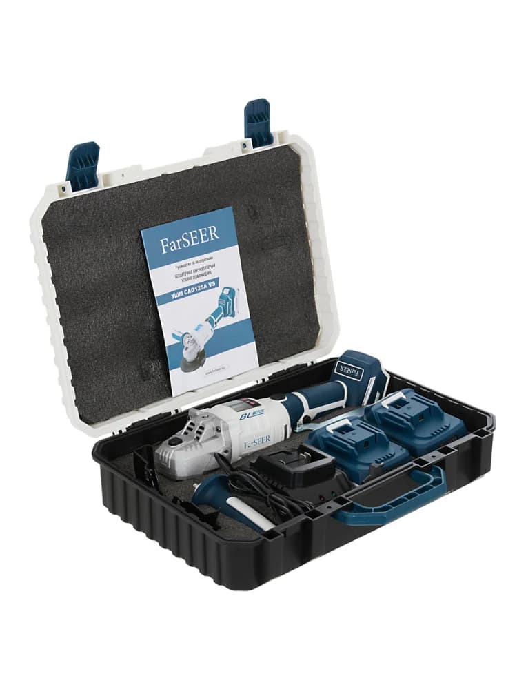 Аккумуляторная УШМ бесщеточная FarSEER CAG125A VS