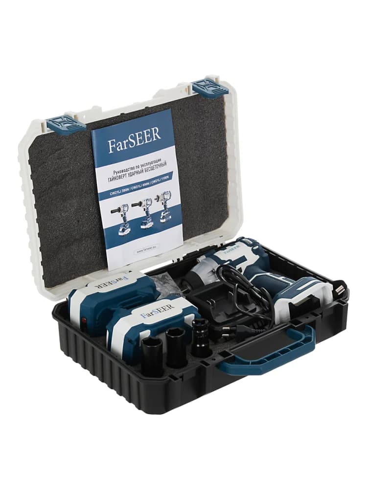 Аккумуляторный гайковерт бесщеточный ударный FarSEER CW21Li 390N