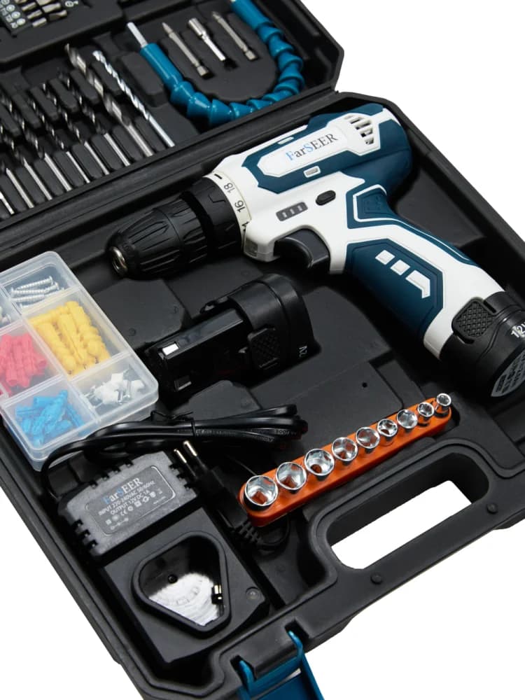 Аккумуляторная дрель с набором инструментов FarSEER CDSET12HS