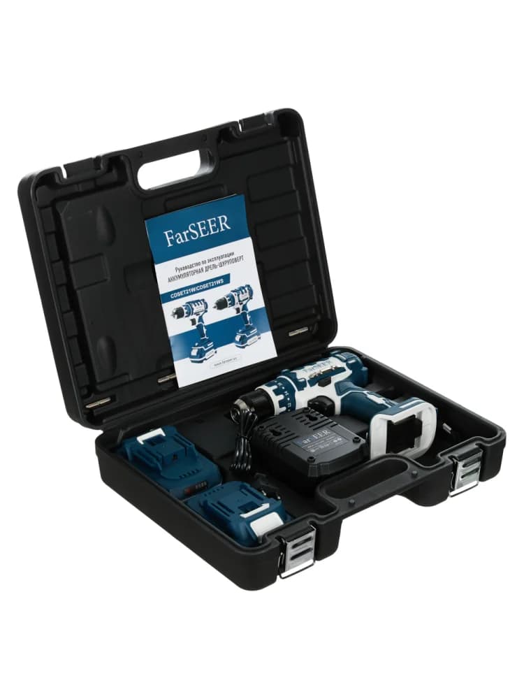Аккумуляторная дрель с набором инструментов FarSEER CDSET21W