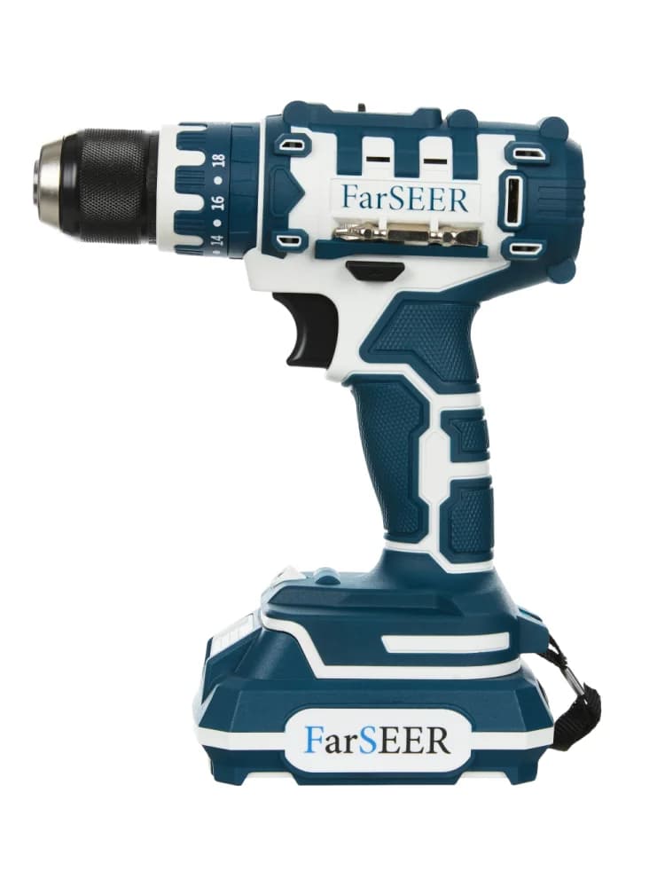 Аккумуляторная дрель с набором инструментов FarSEER CDSET21W