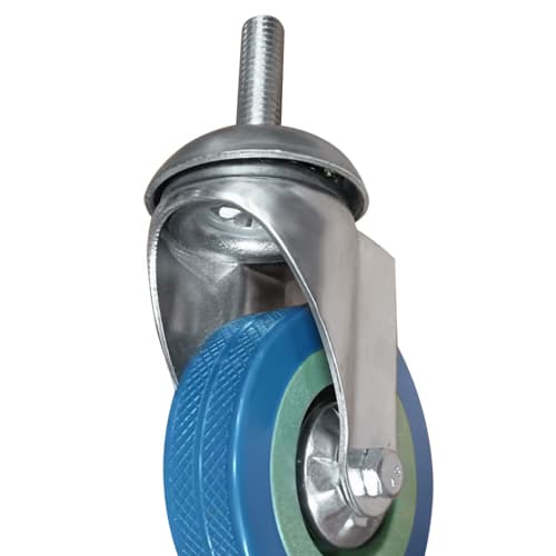 Аппаратная колесная опора с протектором на шинке SCtg 93 PVC