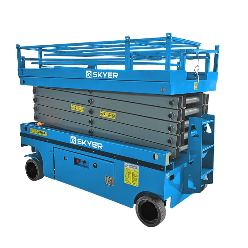 Самоходный ножничный подъемник с выдвижной платформой SKYER PL1245