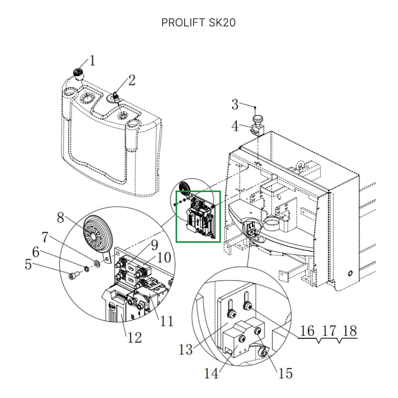 Контроллер Curtis для SK20
