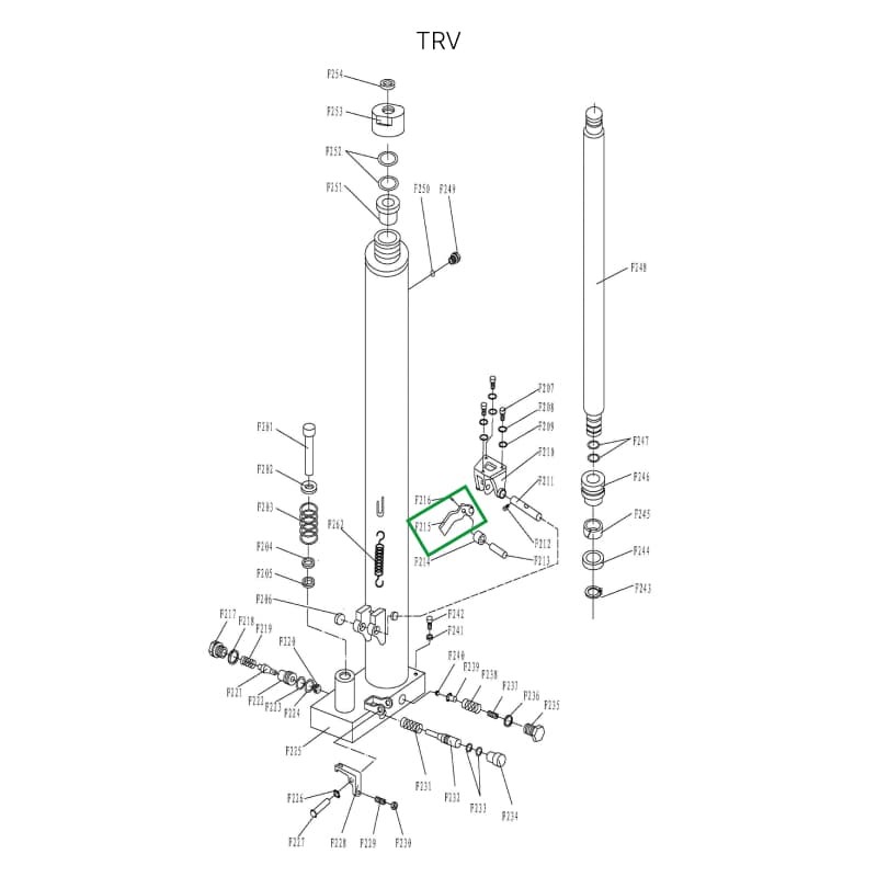 Педаль подъема для TRV