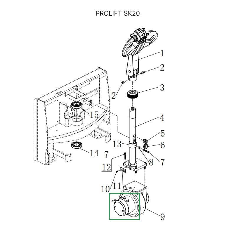 Катушка электромагнитного тормоза для штабелеров SDR/SDK 1.5-2 т, для тележек SK20