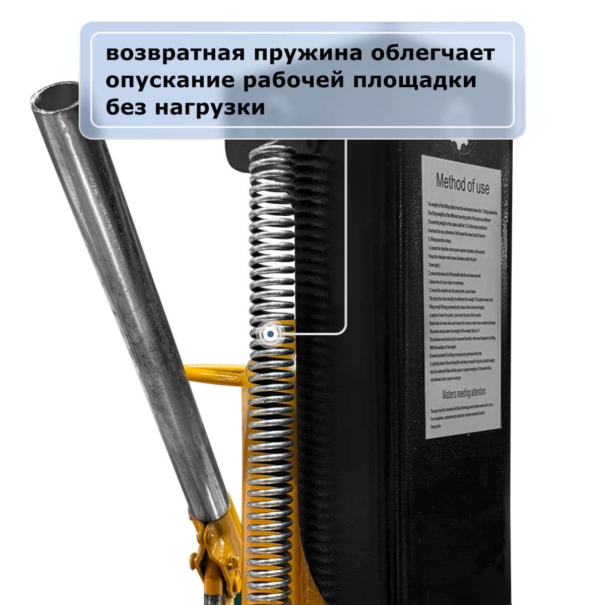 Домкрат гидравлический с лапой GEARSEN MNS 10