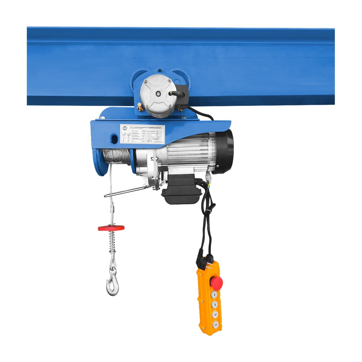 Мини электрическая таль передвижная GEARSEN PA 220 В, 125/250 кг, 12/6 м