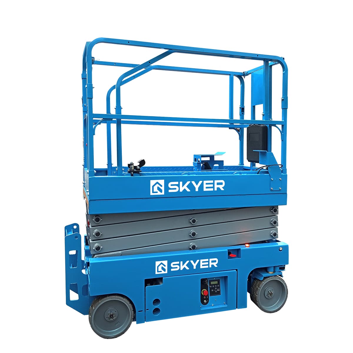 Самоходный ножничный подъемник с выдвижной платформой SKYER PL1432 Li M