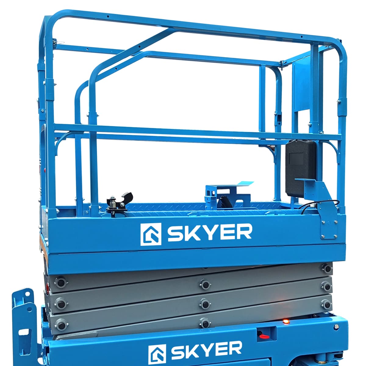 Самоходный ножничный подъемник с выдвижной платформой SKYER PL1432 Li M