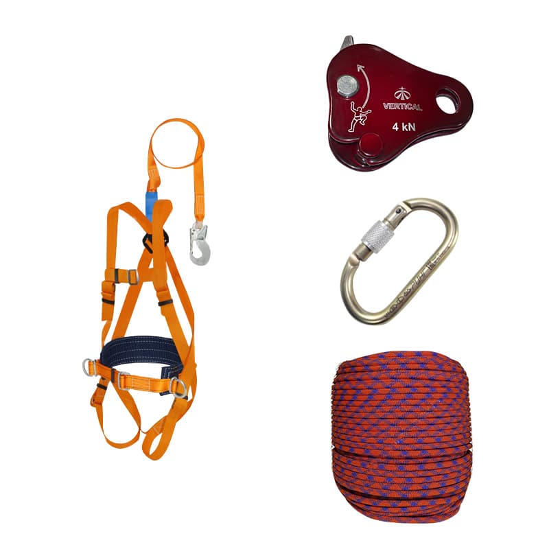 Страховочный комплект для фасадных работ в люльке Spider