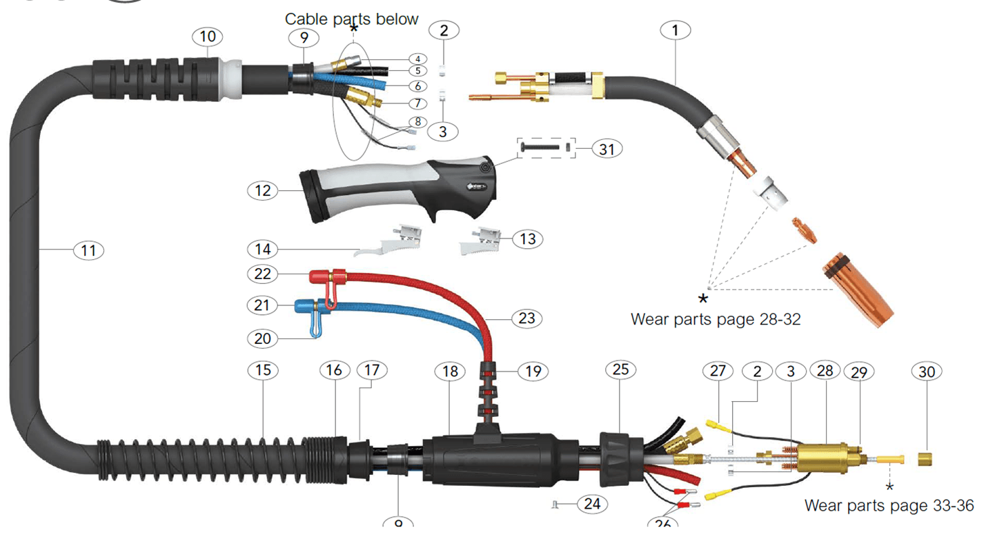 Гусак горелки КЕДР  MIG-550 EXPERT №1