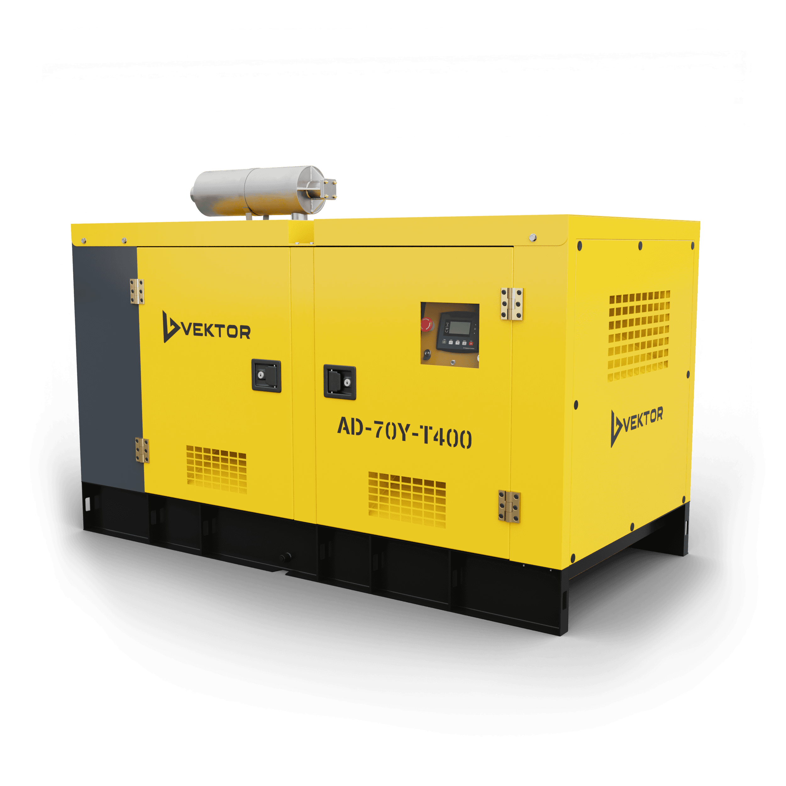 Дизельный генератор Vektor AD-70Y-T400 в шумозащитном кожухе с АВР