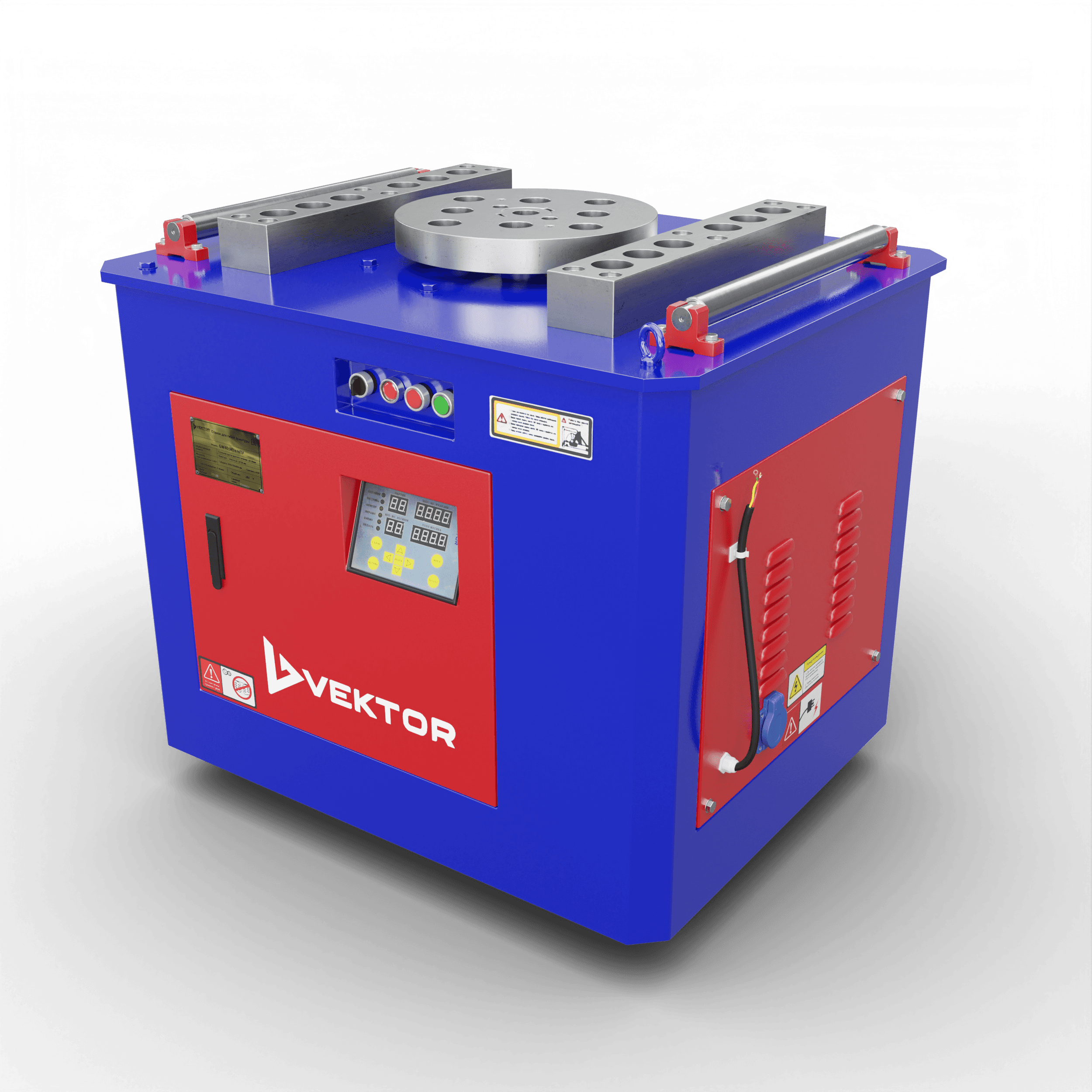 Станок для гибки арматуры Vektor GW40М с электронным блоком управления (ЧПУ)