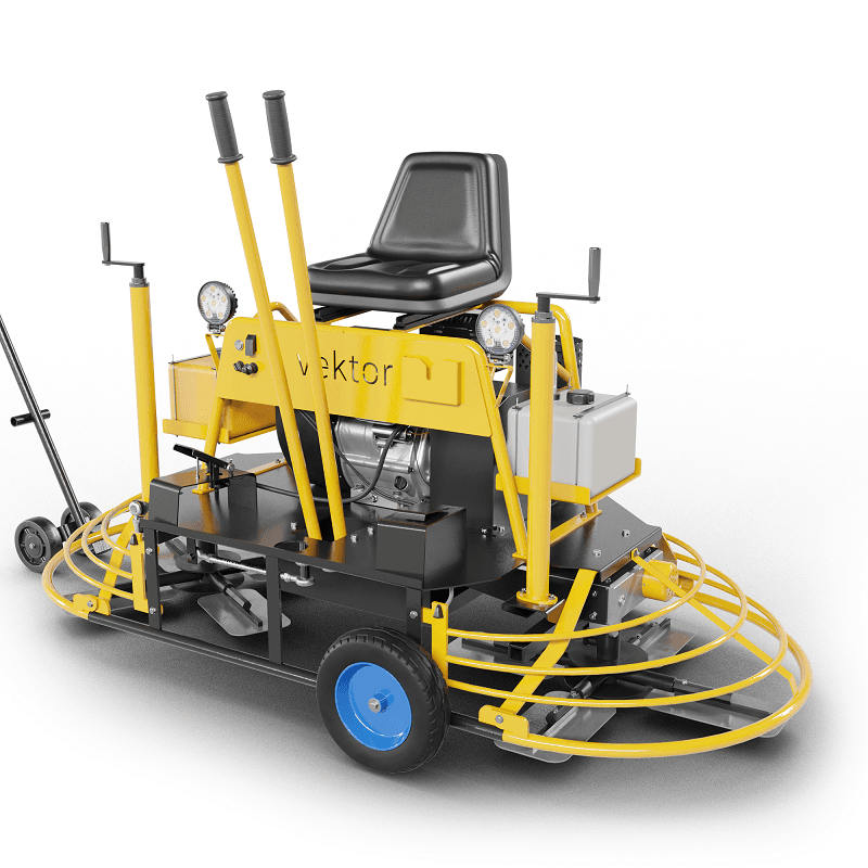 Двухроторная затирочная (заглаживающая) машина Vektor VTMG-1000B (двигатель LIFAN 2V78F-3)