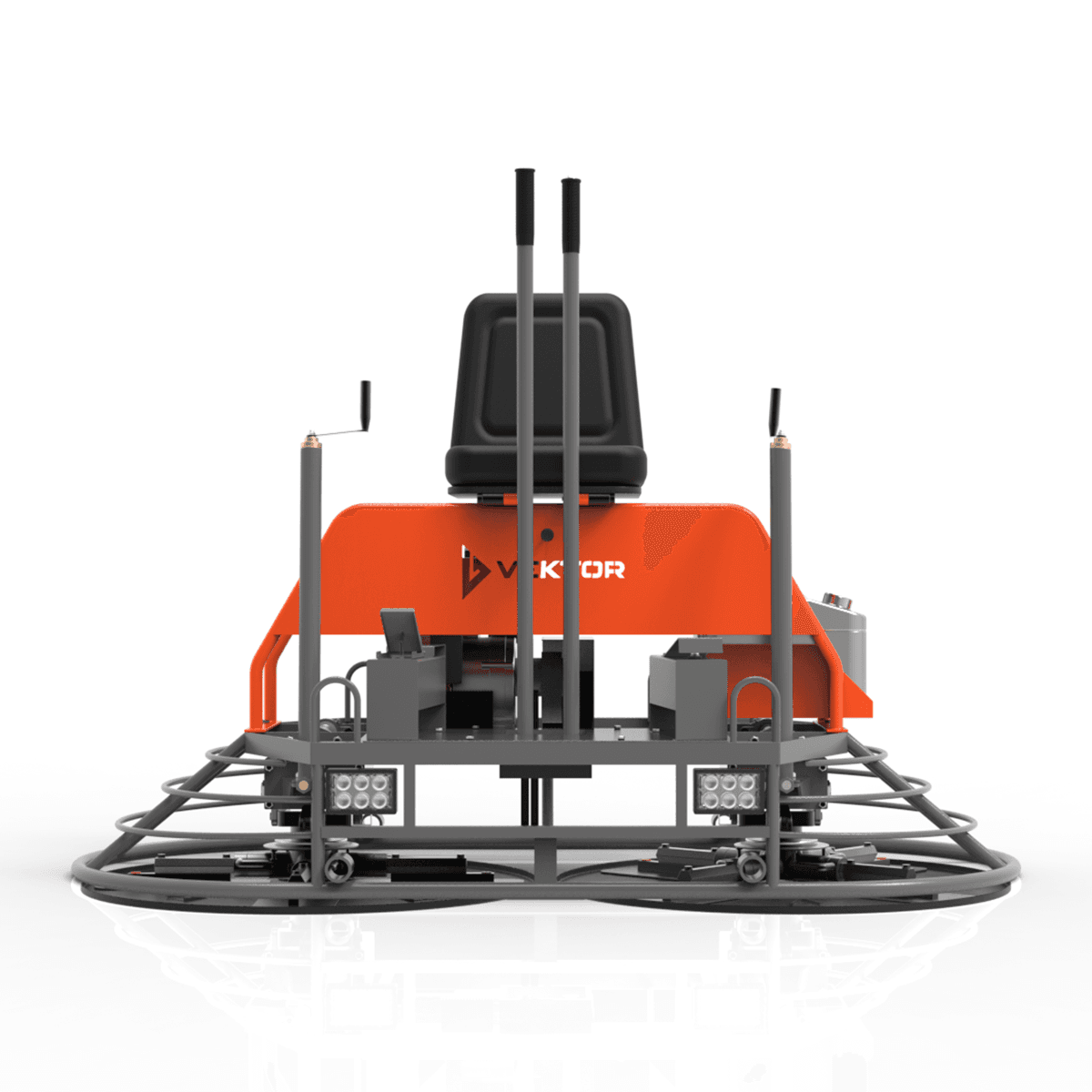 Двухроторная затирочная (заглаживающая) машина Vektor VTMG-800L (двигатель Lifan 190FD)