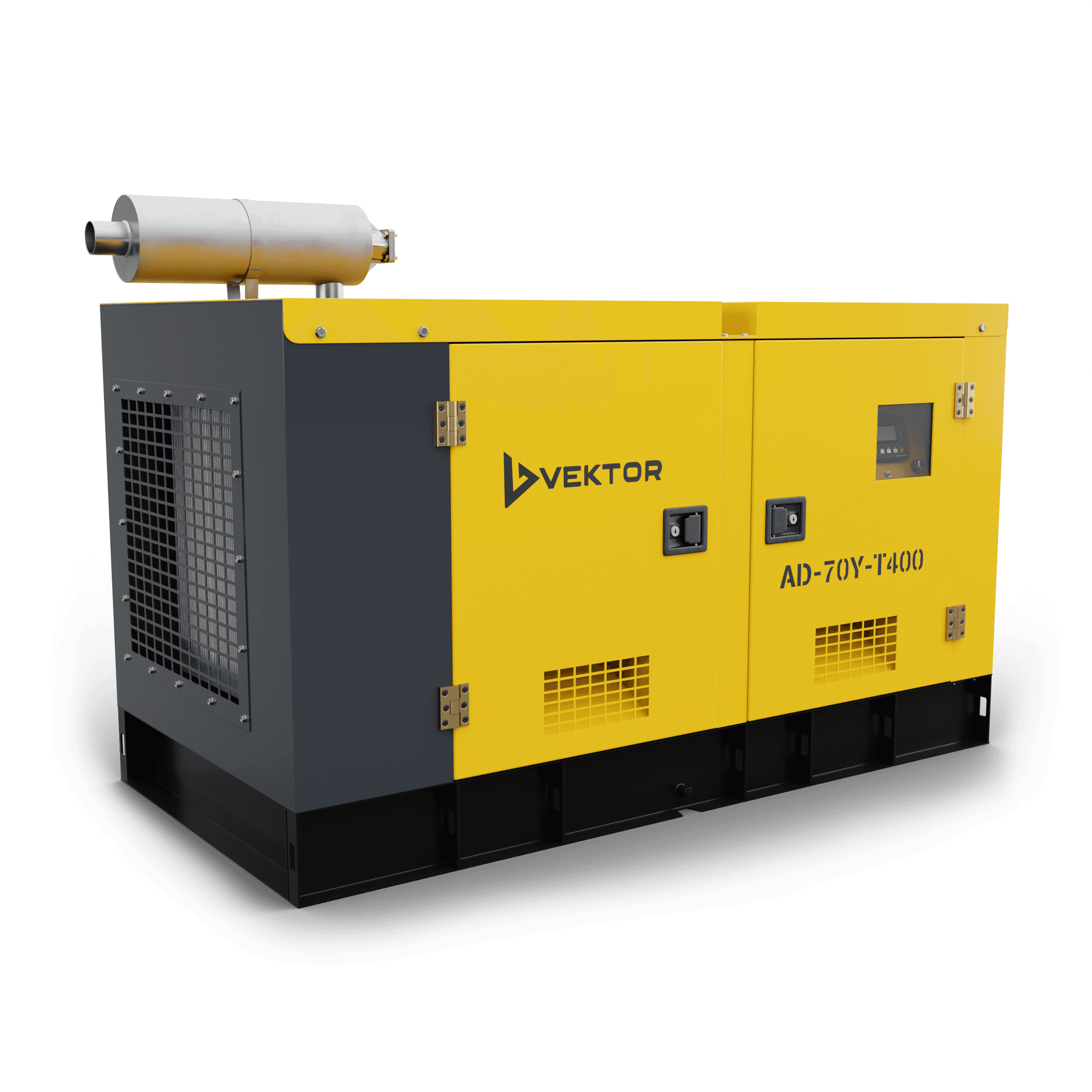Дизельный генератор Vektor AD-70Y-T400 в шумозащитном кожухе
