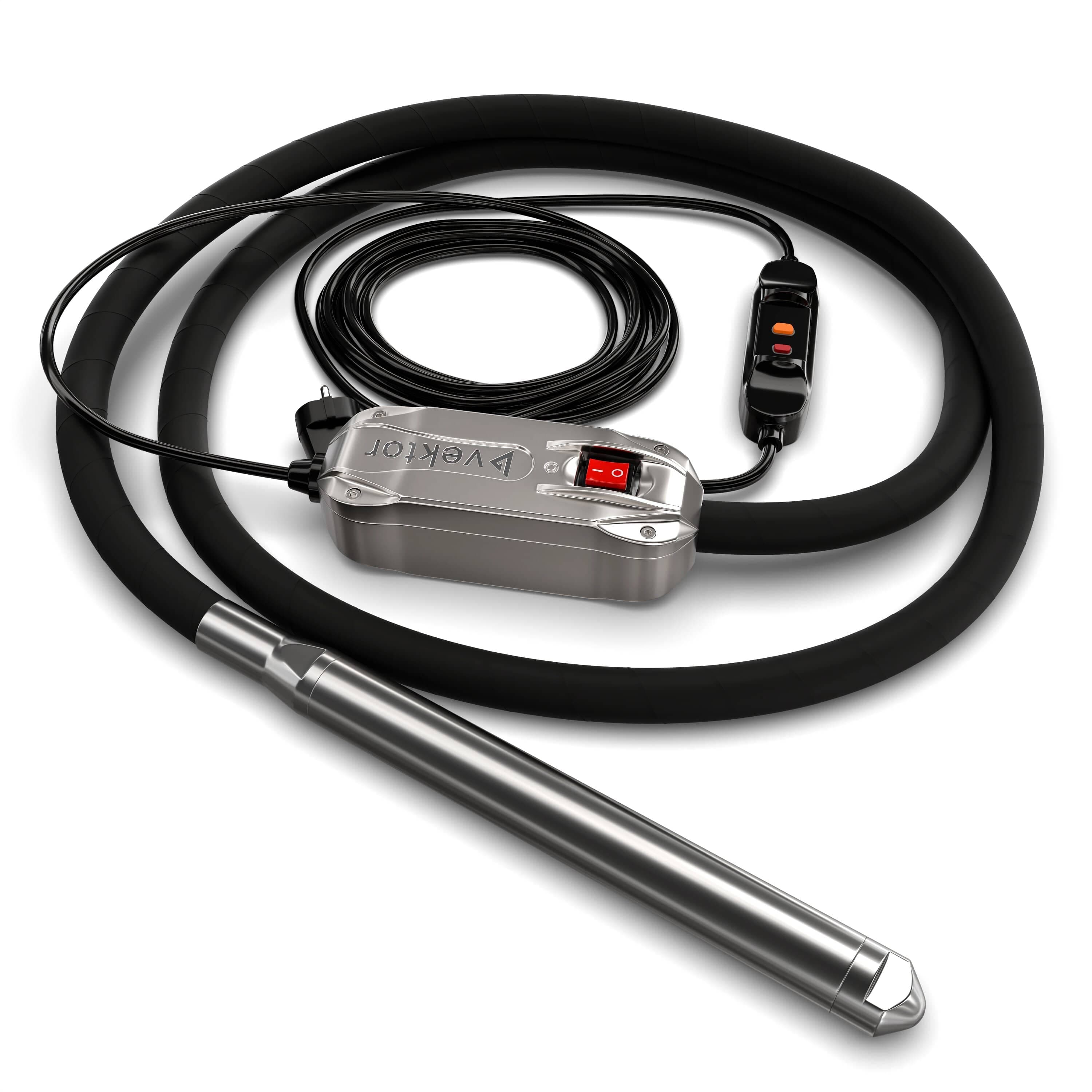 Высокочастотный глубинный вибратор со встроенным преобразователем 5 м Vektor EL 50 