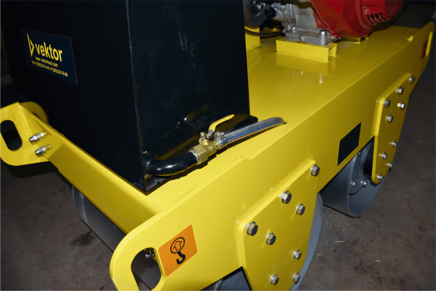 Виброкаток ручной двухвальцовый Vektor VRDR-600