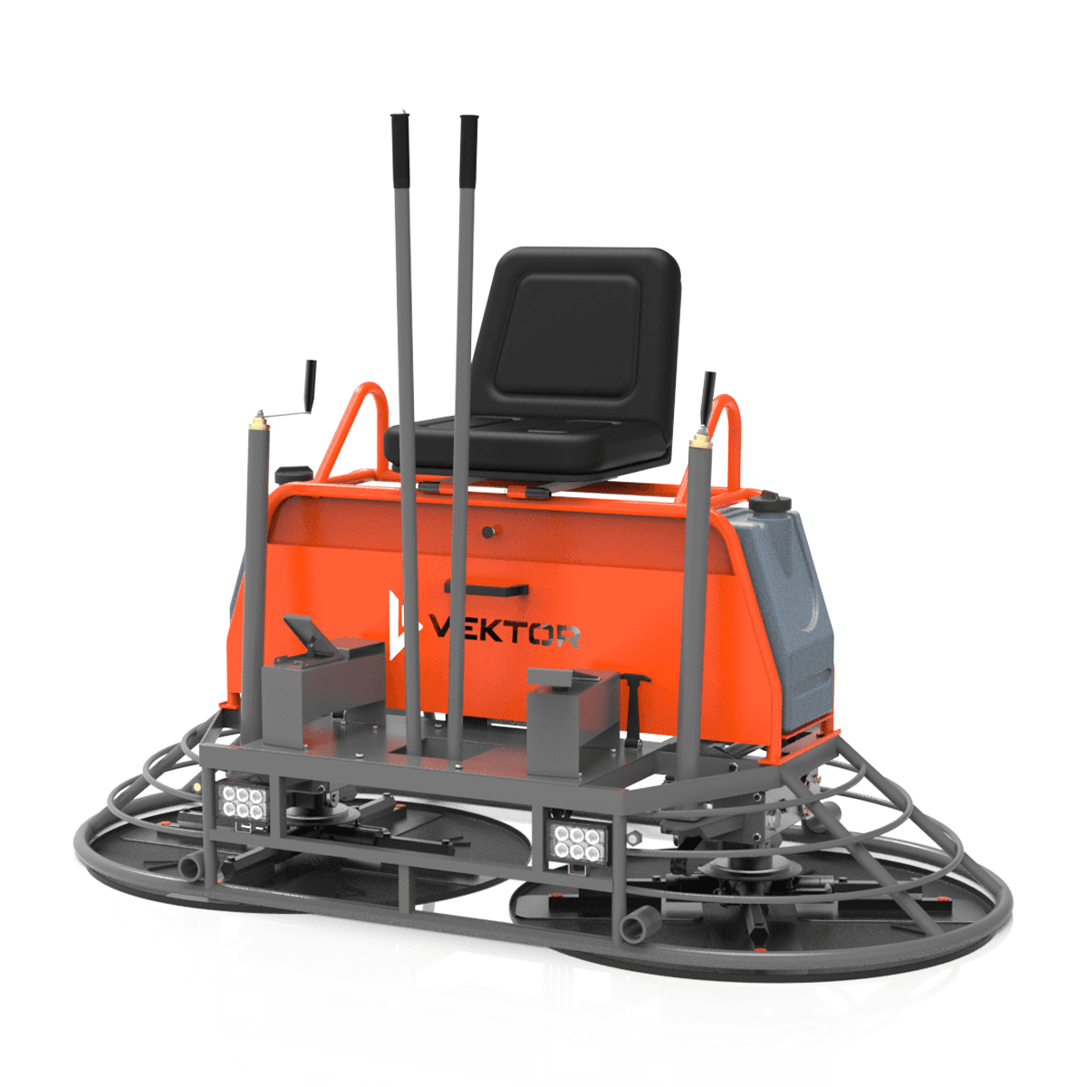 Двухроторная затирочная (заглаживающая) машина Vektor VTMG-1000L (двигатель LIFAN 2V78F-3)