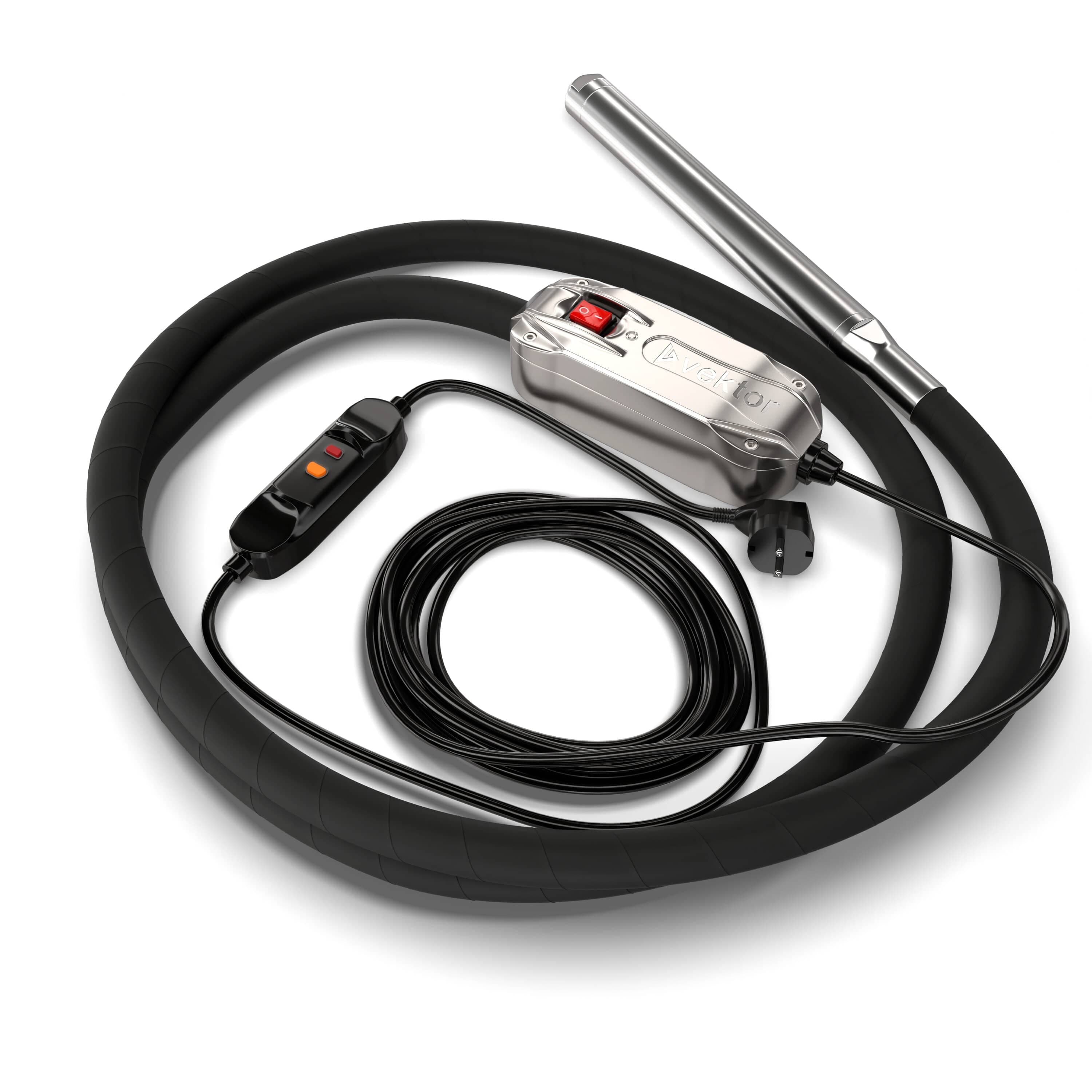 Высокочастотный глубинный вибратор со встроенным преобразователем 5 м Vektor EL 50 