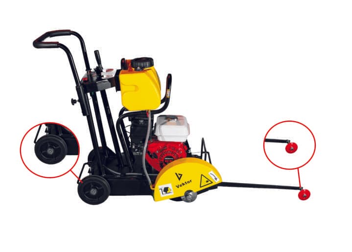 Колесо швонарезчика и ориентировочный диск Vektor