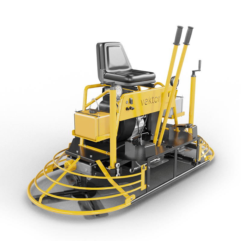 Двухроторная затирочная (заглаживающая) машина Vektor VTMG-1000B (двигатель LIFAN 2V78F-3)
