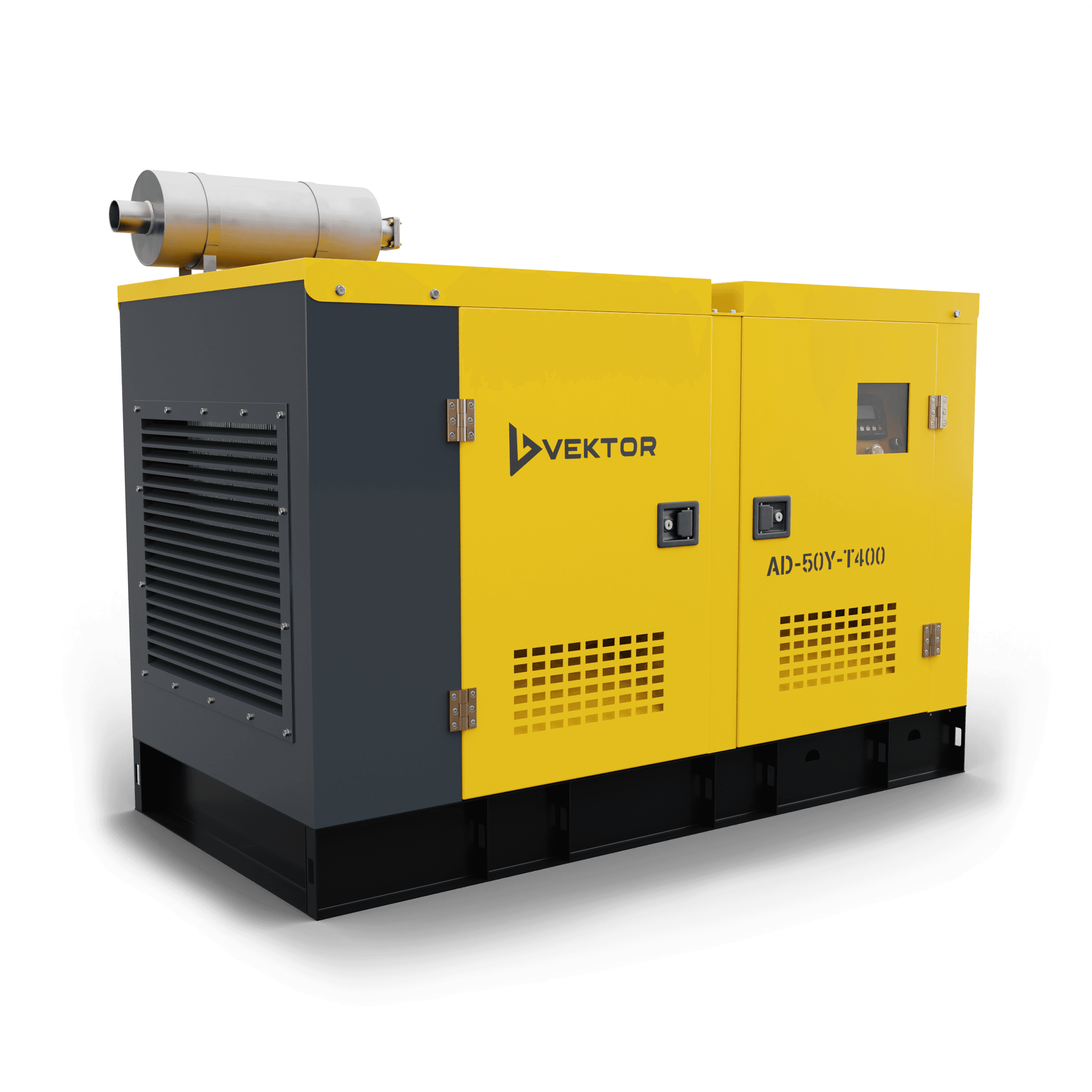 Дизельный генератор Vektor AD-50Y-T400 в шумозащитном кожухе