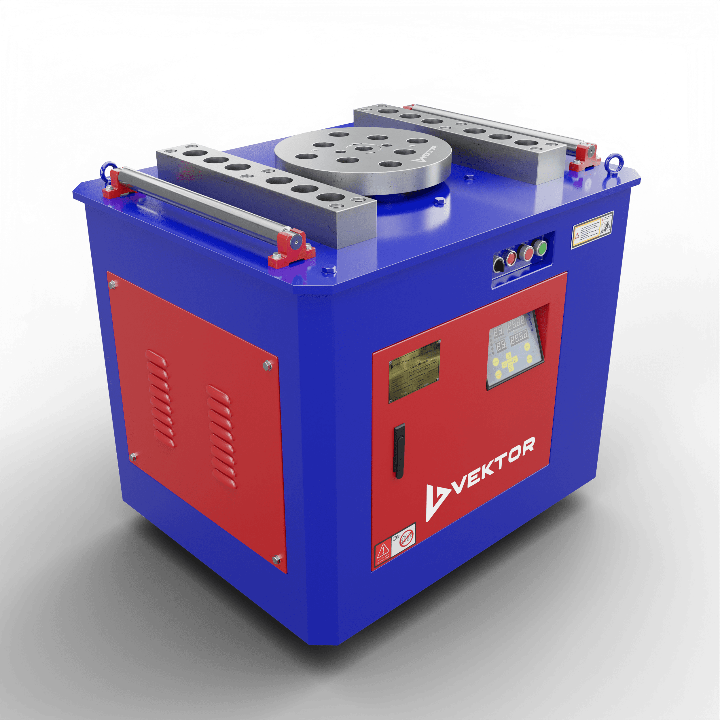 Станок для гибки арматуры Vektor GW40М с электронным блоком управления (ЧПУ)