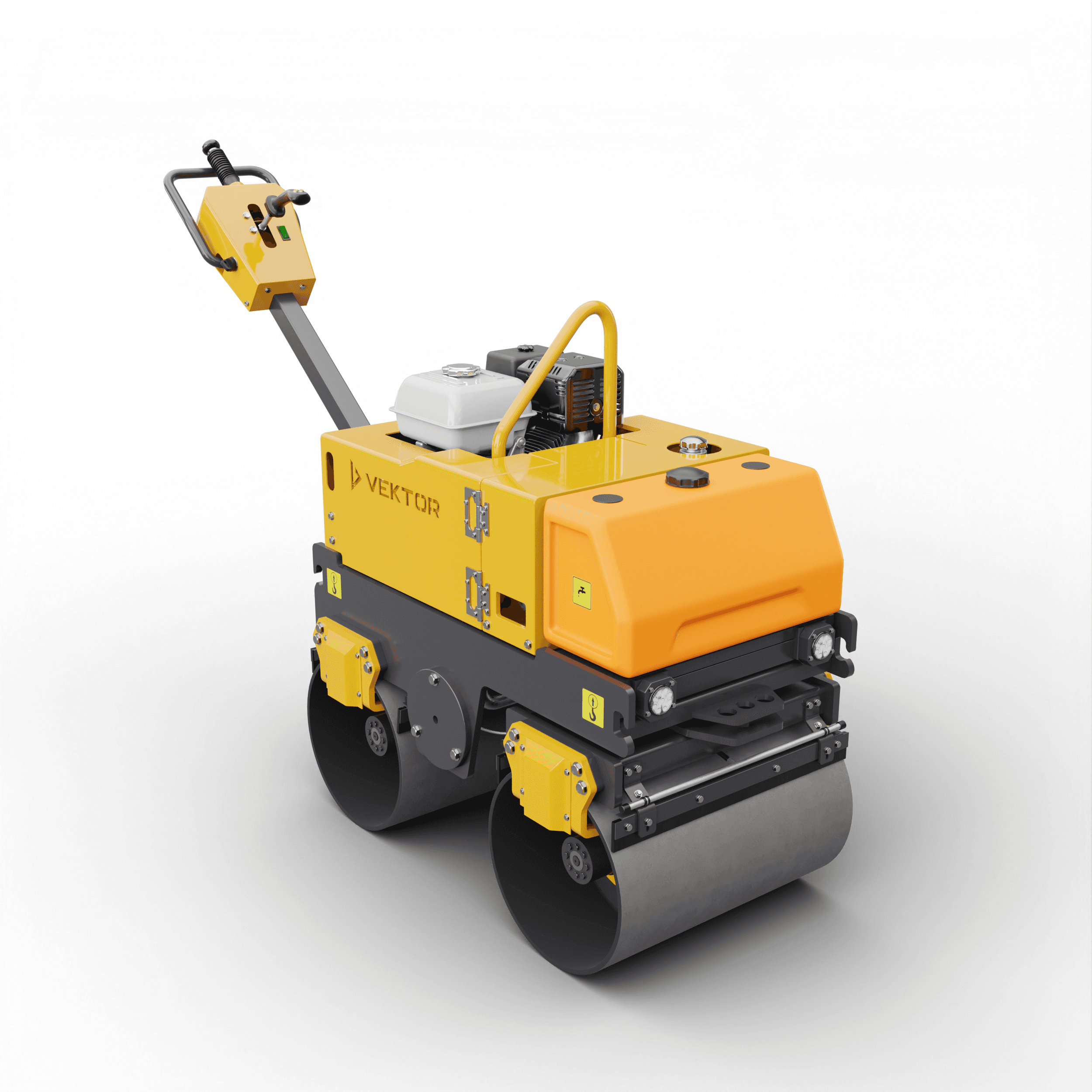 Виброкаток ручной двухвальцовый Vektor VRDR-800D