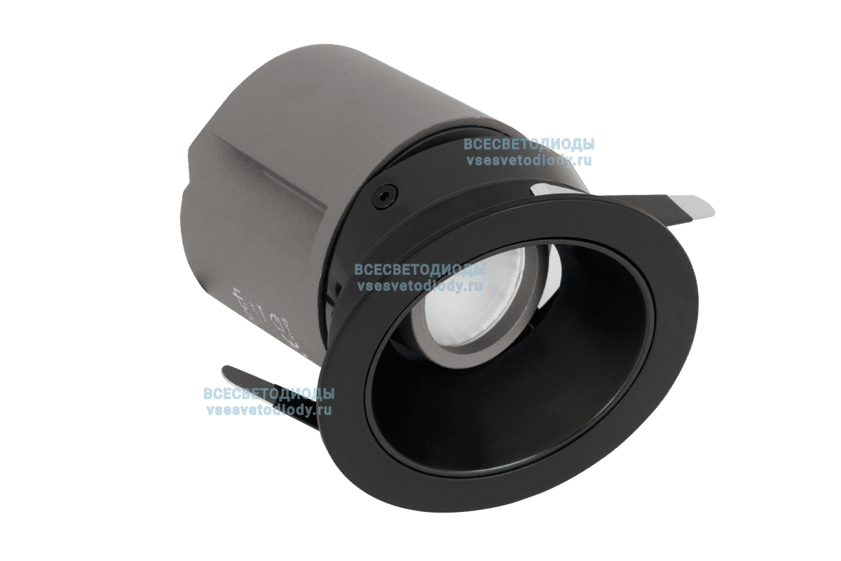 Светильник встраиваемый поворотный TweeRotary 15W D105*H99, 4000K, черный