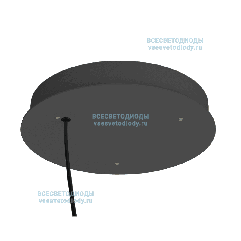 Потолочная база круглая D270 Черная